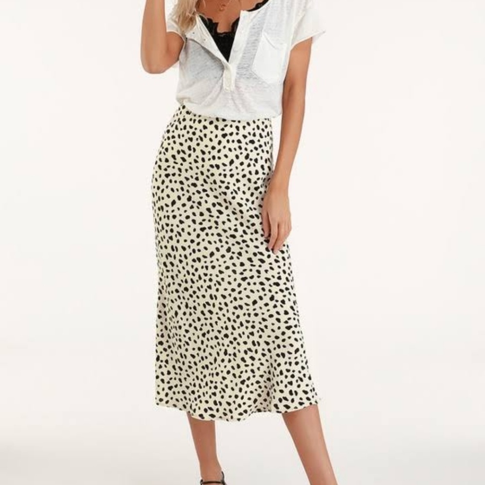Shopbop Moon River leopard print skirt